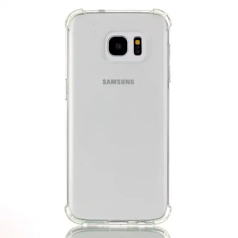 Красочные прозрачный clear case для samsung galaxy s7 s7edge мягкий гель кремнезема тпу