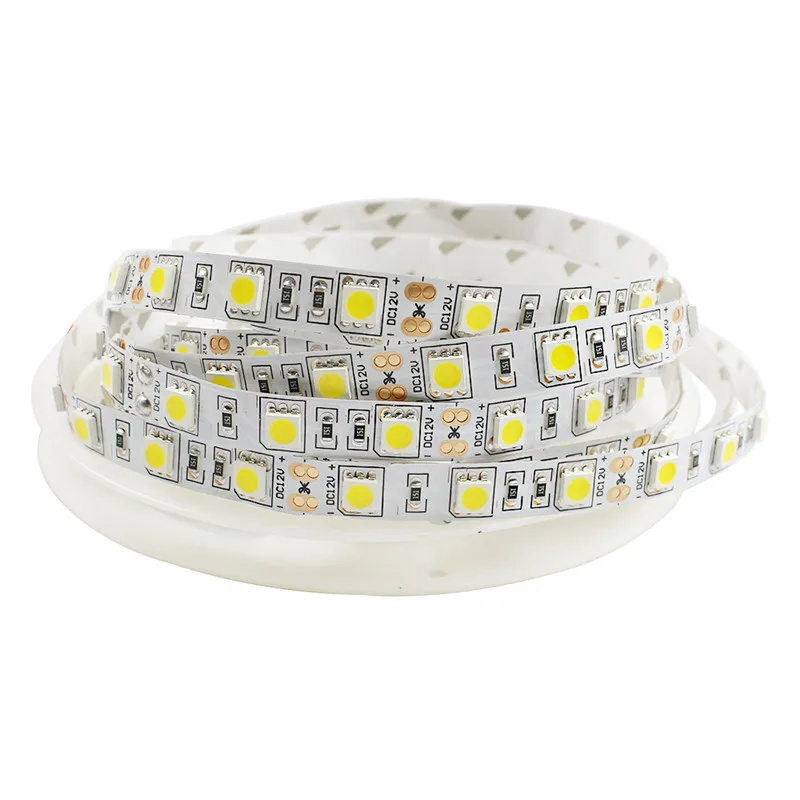 Светодиодная лента 5 М 600 светодиодов DC12V 4000K Природа Белый SMD5050 гибкая