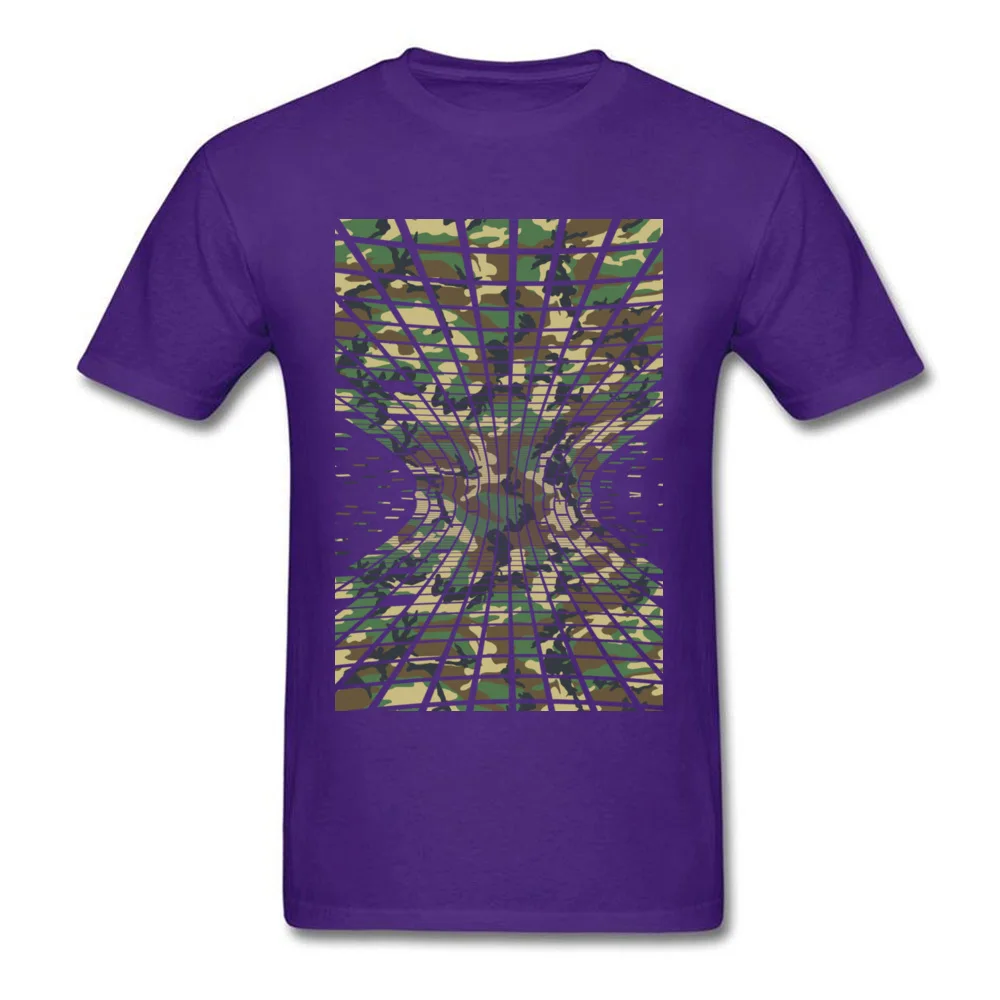 Faddish Tiled Warped Camo футболки для дня рождения вырез лодочкой 100% хлопок мужские с