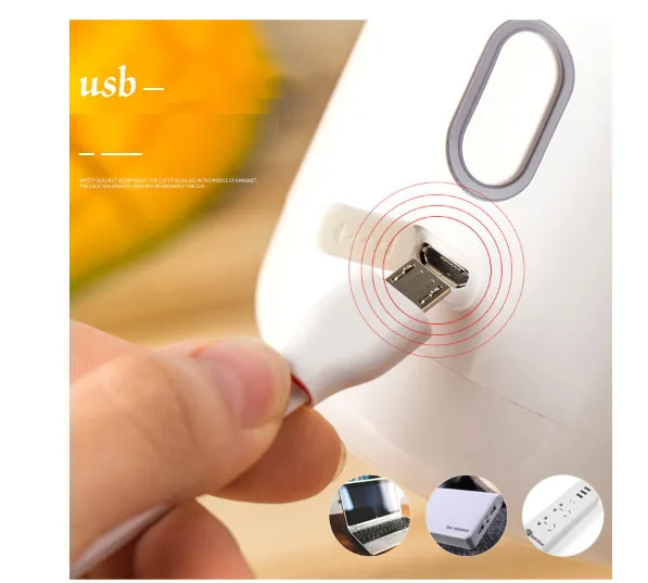 Электрическая соковыжималка с USB зарядкой портативный мини-блендер для дома DIY