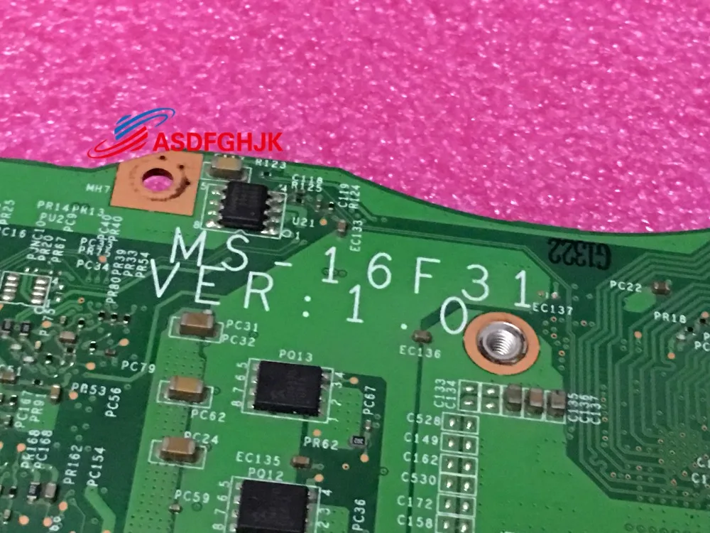 Original FOR MSI Gt60 Laptop Motherboard Ms-16f31 Ver 1.0 TESED OK