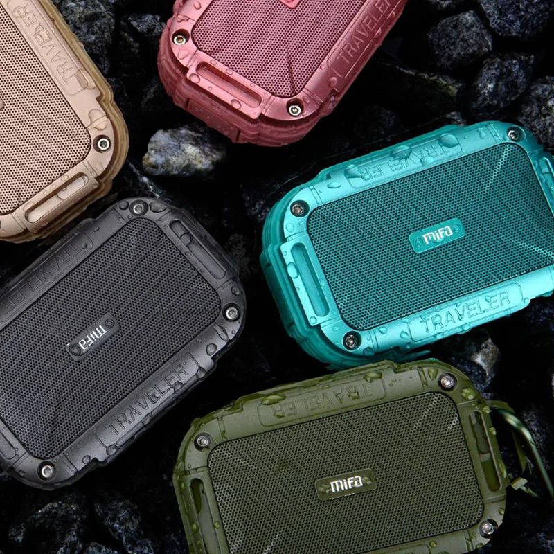 MIFA F7 Bluetooth динамик IP56 пыленепроницаемые водонепроницаемые колонки AUX