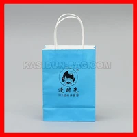 100pcslot personalized paper shopping bag custom logo