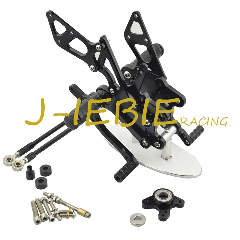 CNC гоночный Rearset Регулируемые задние комплекты подножки подходят для Honda CBR600RR
