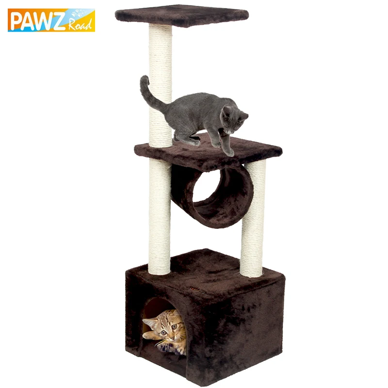 Pawz дорожный домашний H110cm романная конструкция для спуска кошки Забавные игрушки