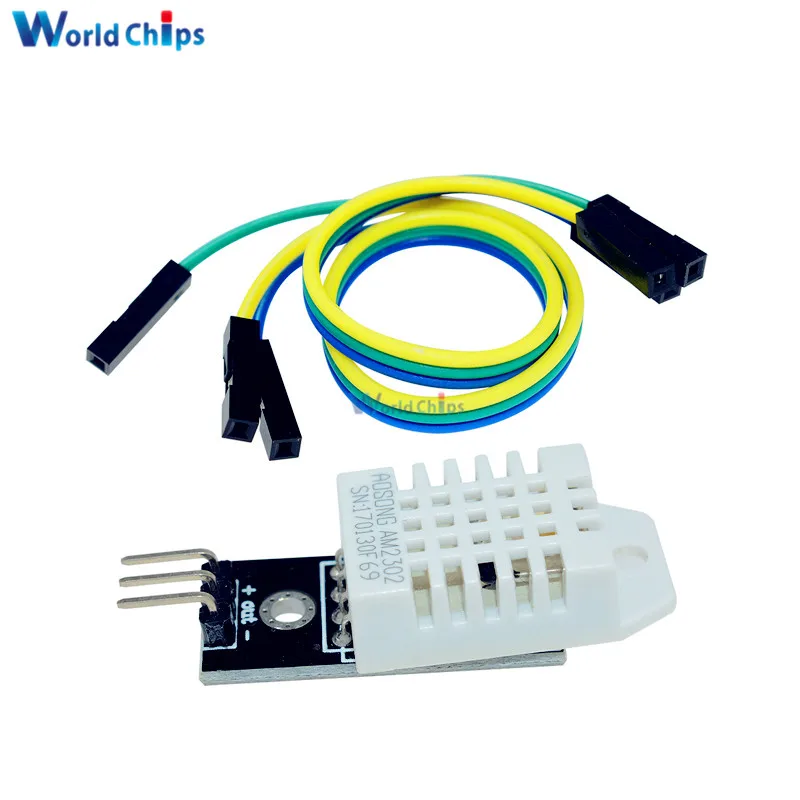 Модуль датчика температуры и влажности diymore DHT22 AM2302 для Arduino SHT11 SHT15 с кабелями
