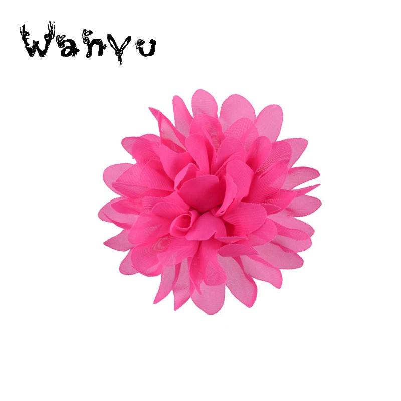 10cm Chiffon Fabric Flowers for Wedding Decoration DIY Wreath Crafts Fake Gift Box Shoe Clothing | Дом и сад