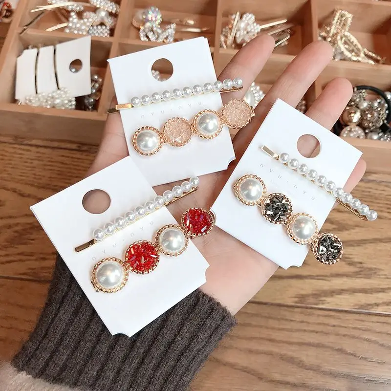 

3 шт./компл. жемчужная металлическая заколка для волос, повязка для волос, расческа, заколка-Пряжка, Шпилька для волос, аксессуары для волос, и...