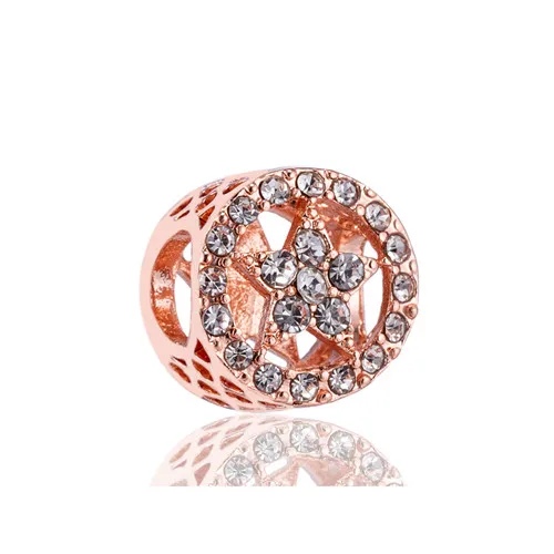 Простой стиль кристалл звезда Единорог цветок сердце любовь Бусины Подходят