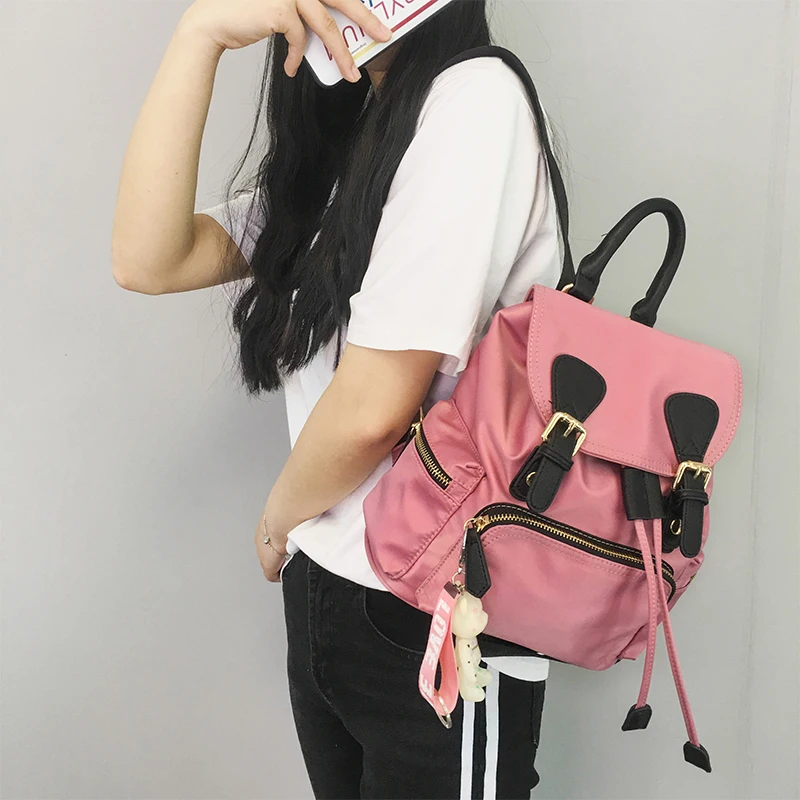 Кулон из искусственной кожи Для женщин рюкзак моды Bagpack школьные сумки для