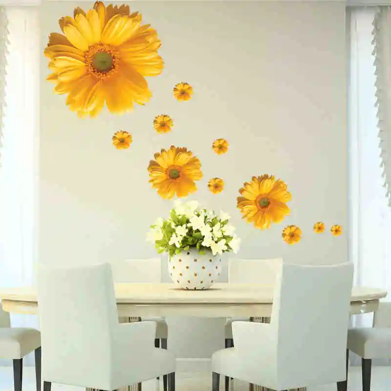 

small sakura flower wall stickers bedroom room pvc decal mural arts diy 6015 home decorations wall decals posters