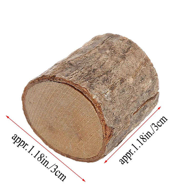 10 шт. деревянная форма для выпечки &quotпень&quot Свадебные вечерние держатели карт