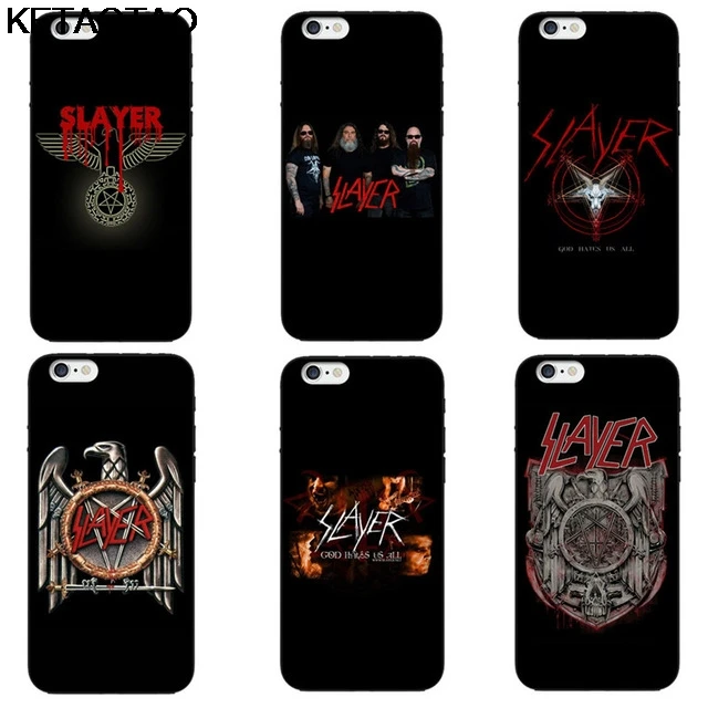 KETAOTAO Slayer Heavy Metal Rock Band удивительные чехлы для телефонов iPhone 4S SE 5 6 5C 5S 6S 7 8 Plus X Чехол Мягкий ТПУ резиновый