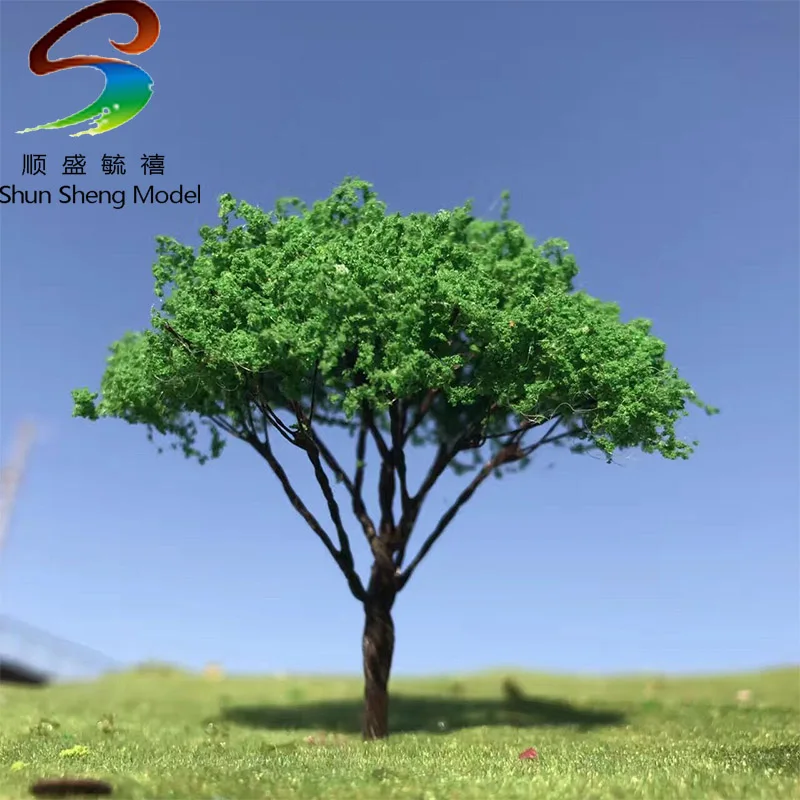 

2-10PCS/SETS Middle Green Color Wire Tree For Model Desgin High 6CM--16CM