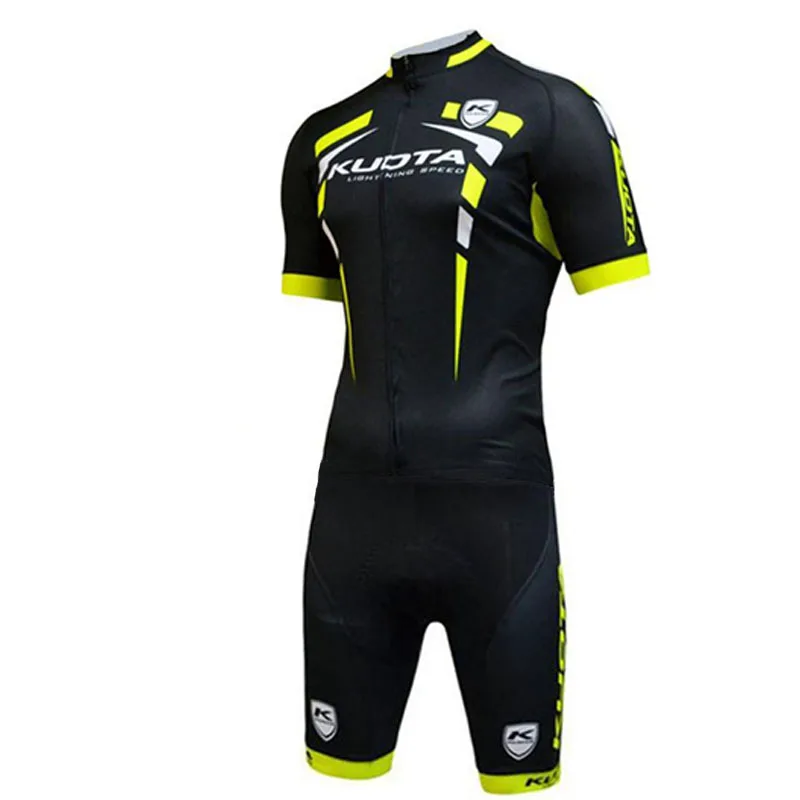 Лето с коротким рукавом Велоспорт Джерси 2018 pro KUOTA team skinsuit ciclismo Новые мужские