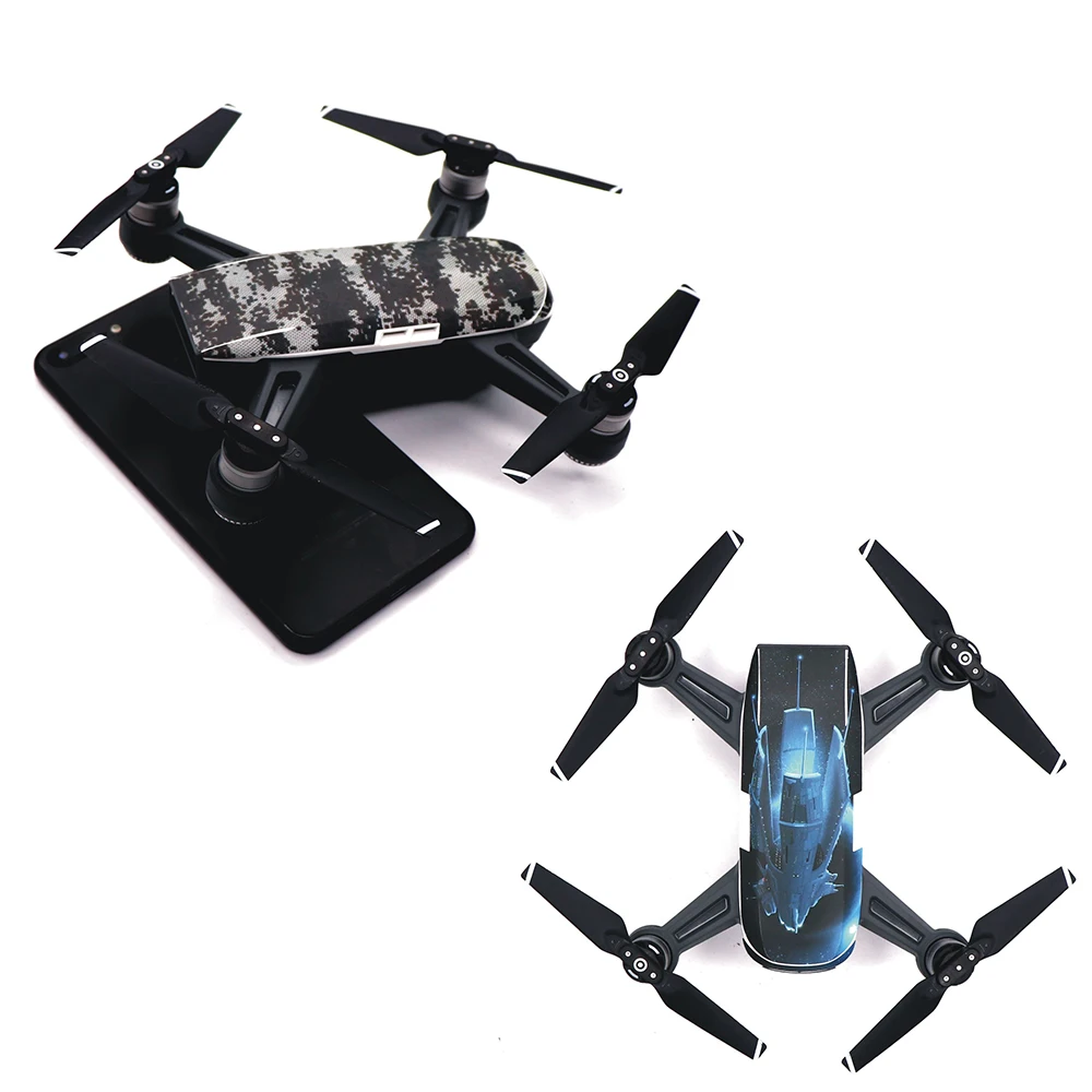 6 видов цветов (6 шт./лот) Водонепроницаемый FPV Дрон защитный ПВХ чехол наклейка для