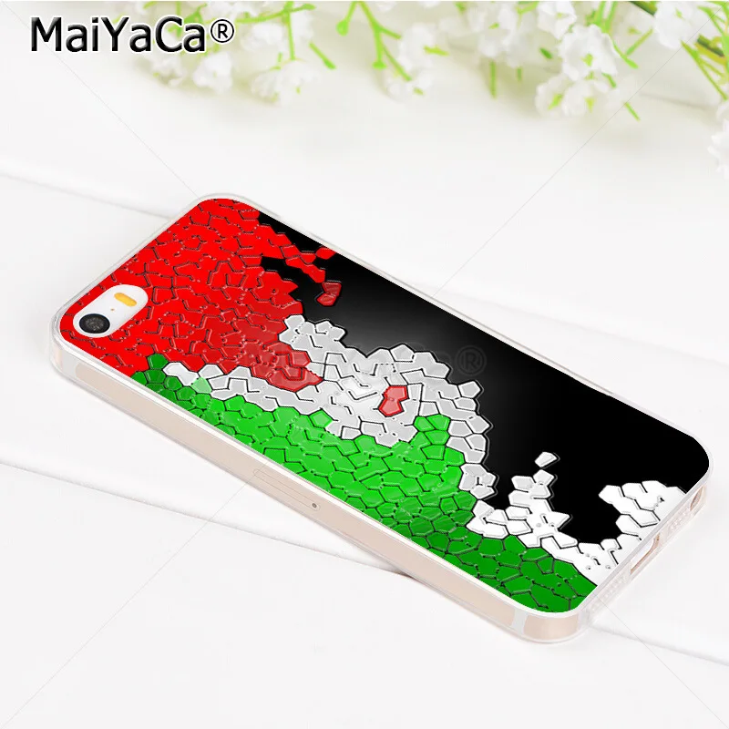 MaiYaCa Palestine Flags Новый разноцветный Роскошный чехол для телефона iPhone 8 7 6 6S Plus X 5 5S SE