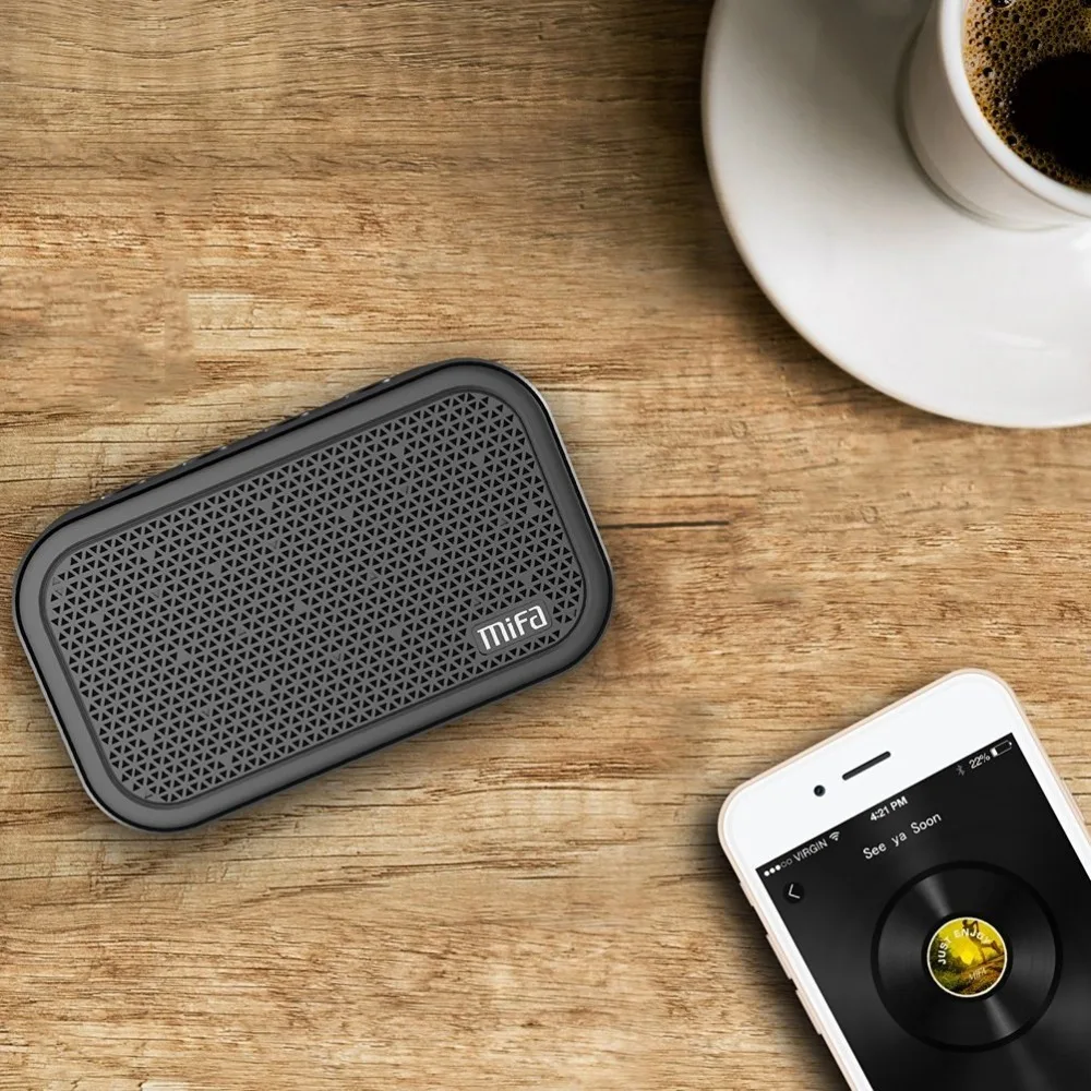 MIFA M1 портативный Bluetooth динамик и встроенный Микрофон Стерео рок звук на открытом воздухе беспроводной Bluetooth динамик Поддержка TF карты