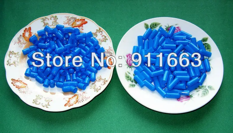 

0# Medicine Capsule 10,000pcs! Blue-Blue Colored Hard gelatin empty capsules size 0 (joined or seperated capsule available!)