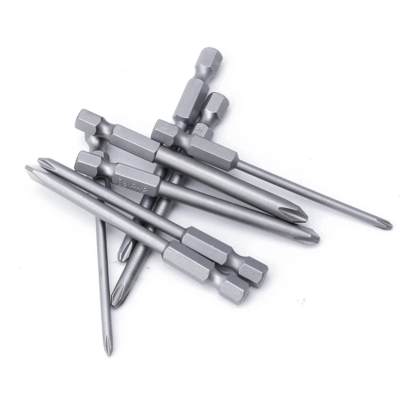

1 Set 8 PCS Alloy Steel Magnetic Cross Head Screwdrivers 75mm Length 6.35mm Handle