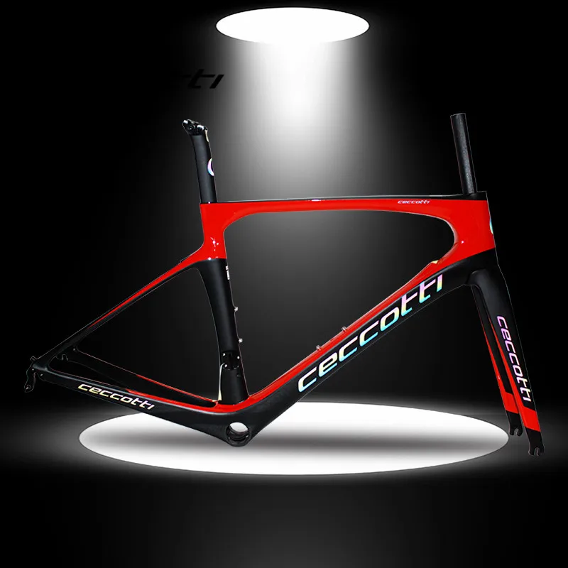 2019 новый цвет CECCOTTI дизайн Хамелеон UD t800 полностью карбоновая рама для дорожного