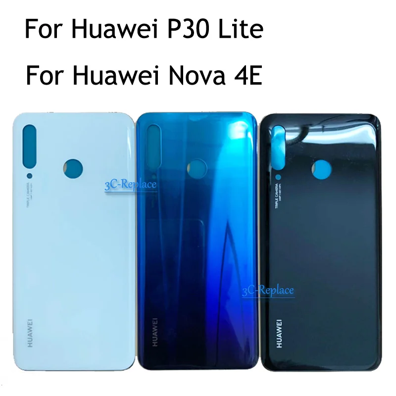 Оригинальный 6 1 дюймовый для Huawei P30 Lite/Для Nova 4E Сменное стекло задняя