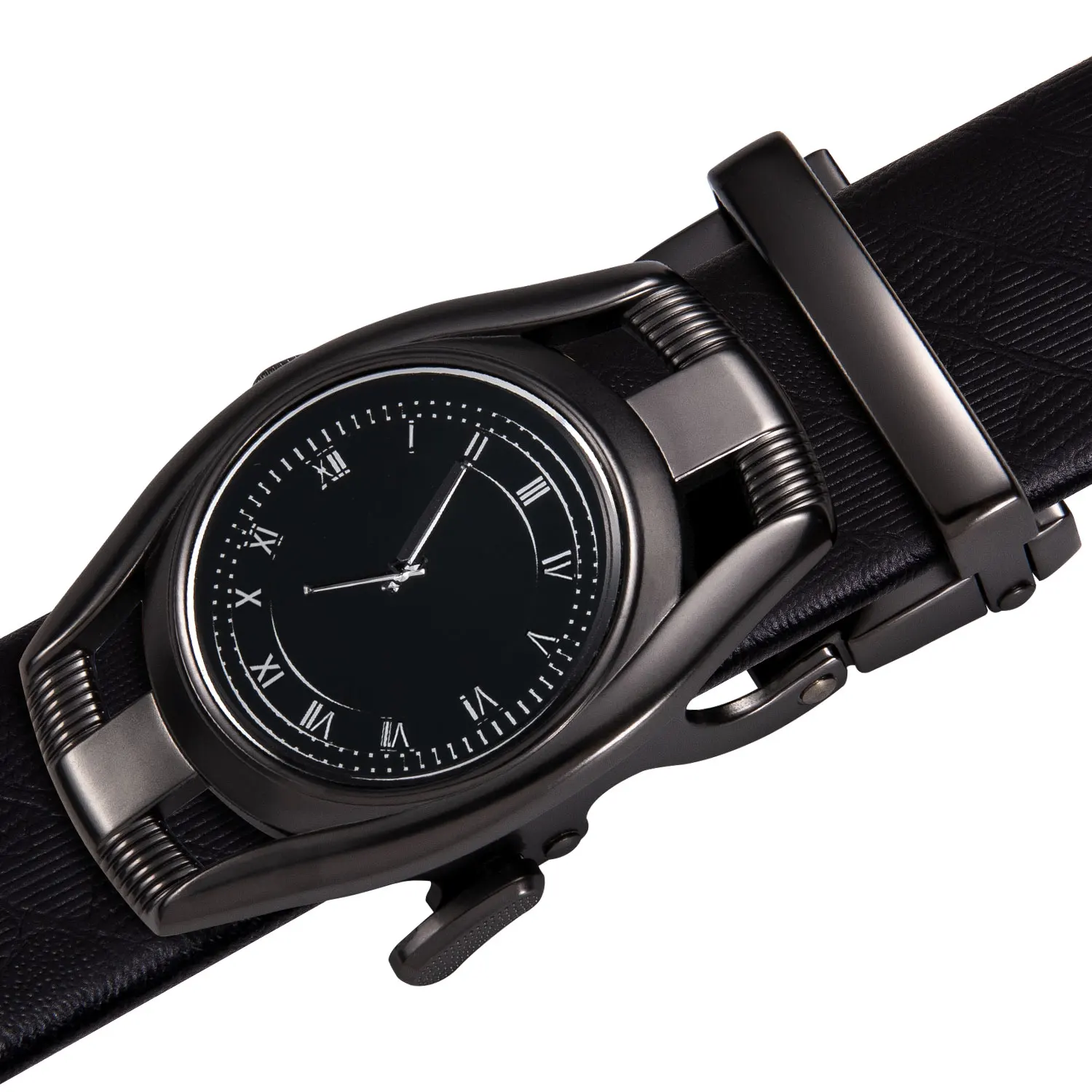 PD 2102 Hi Tie модный мужской деловой ремень формальный дизайнерский черный из
