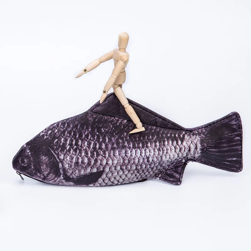 

Cute Kawaii Fish School Pencil Case Creative Carp Penal Pencilcase for Kids Boys Girls Pen Bag Phone Storage Box Pouch Supplies