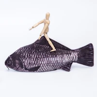 Cute Kawaii Fish School Pencil Case Creative Carp DIY Pencilcase for Kids Boys Girls Pen Bag Phone Storage Box Pouch Supplies