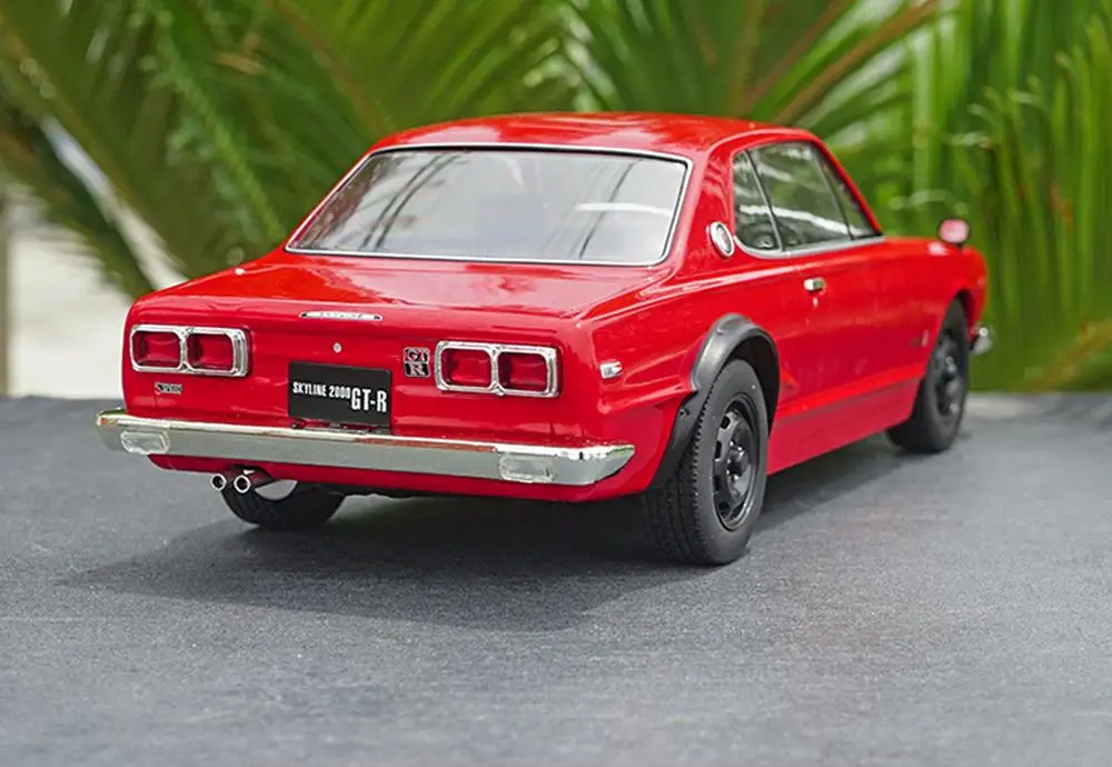 Triple9 1/18 масштаб Nissan Skyline GT-R KPGC10 красный литой под давлением модель автомобиля игрушка