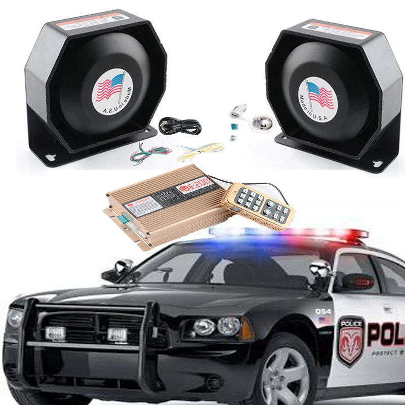 Ларат 200 Вт 12 В динамик Рог для аварийного автомобиля грузовик 8 звук Экстра