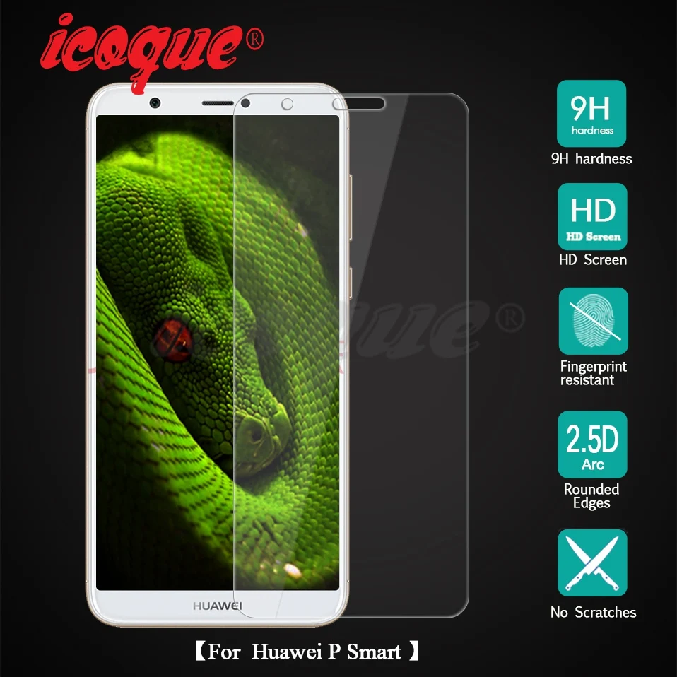 Защитное стекло Icoque закаленное 9H 2.5D для Huawei P Smart|Защитные стёкла и плёнки
