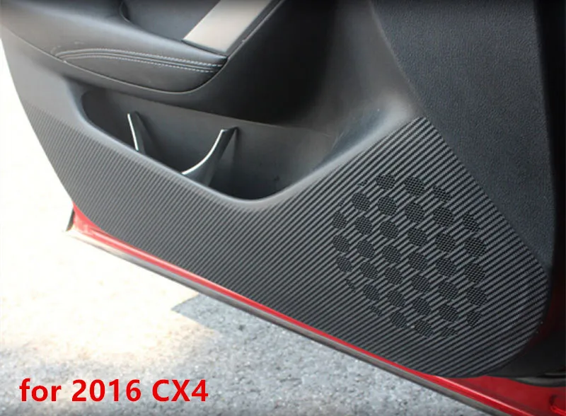 Коричневый Для Mazda CX4 CX 5 CX-5 Axela Atenza автомобильный Стайлинг интерьерная наклейка боковая защита края коврик анти-удар двери коврики наклейка - Название цвета: Коричневый