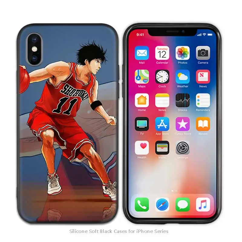 A015 Slam dank противоударный силиконовый чехол для iPhone X XS XR XS 11 11Pro Max 7 8 6S 5 5S 5C SE Plus Fundas Capa Phone Shell - Цвет: A015