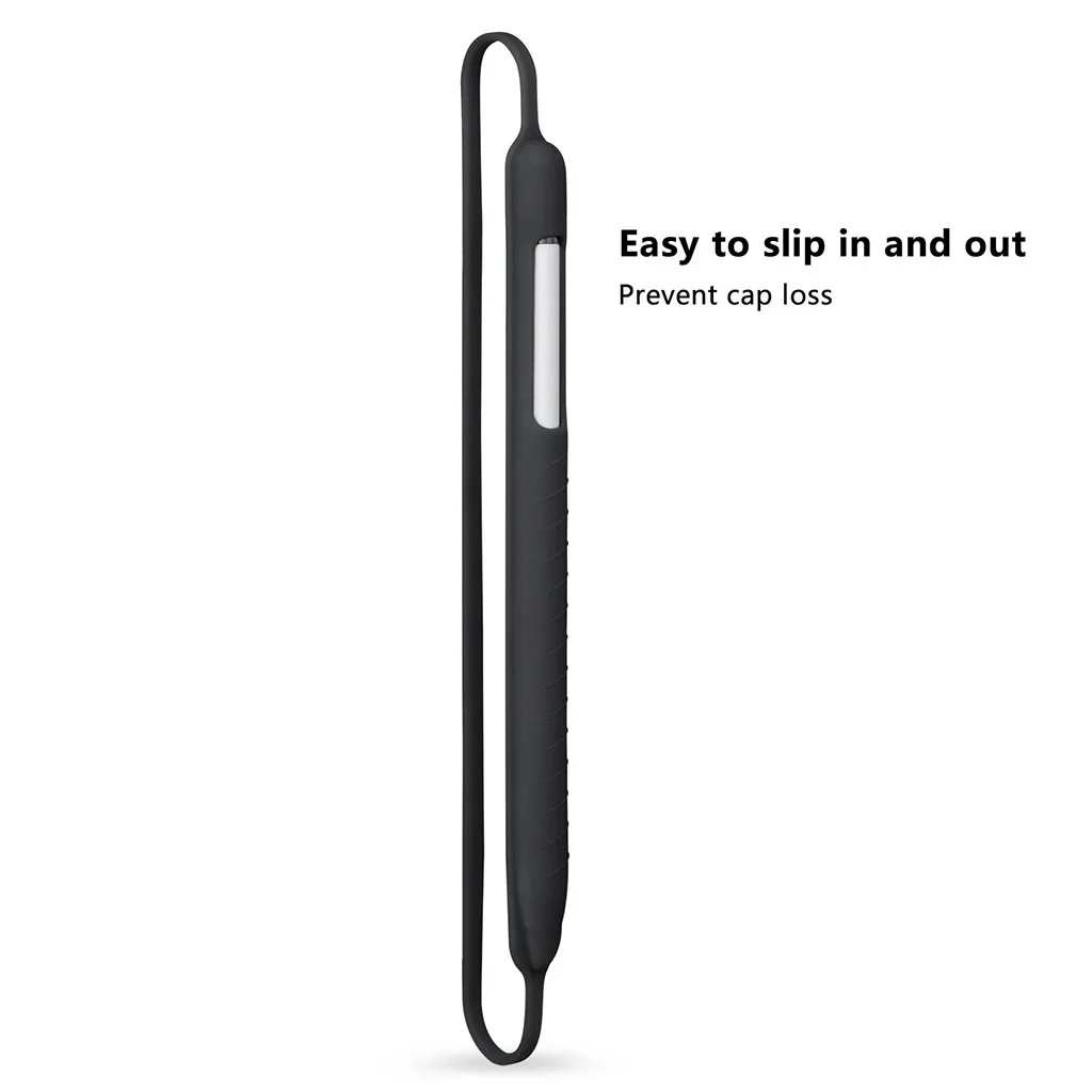 BINMER 1 шт Мягкий силиконовый чехол для Apple Pencil Touch Pen Стилус нескользящий защитный |