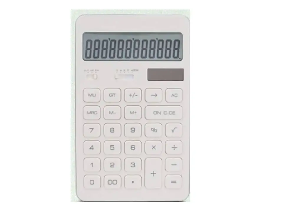 Бесплатная доставка Модный деловой электронный калькулятор с аккумулятором или