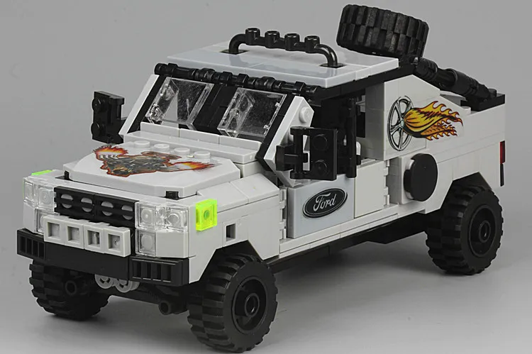 MOC FORD F-Series F-150 Джип Пикап Автомобиль Cougar SWAT Полиция Falcon Commandos морские строительные