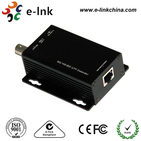 HD SDI видео удлинитель через cat5/6 комплект до 60 м|repeater| |