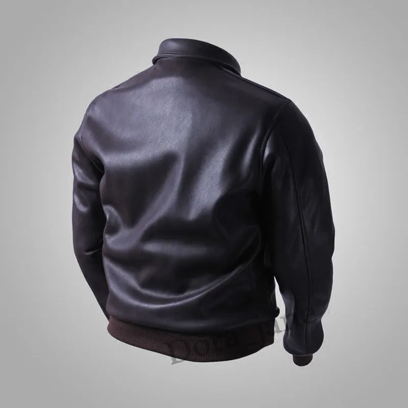 Мужская куртка USAF армейская из искусственной кожи|leather military jacket men|mens faux leather jacketfaux