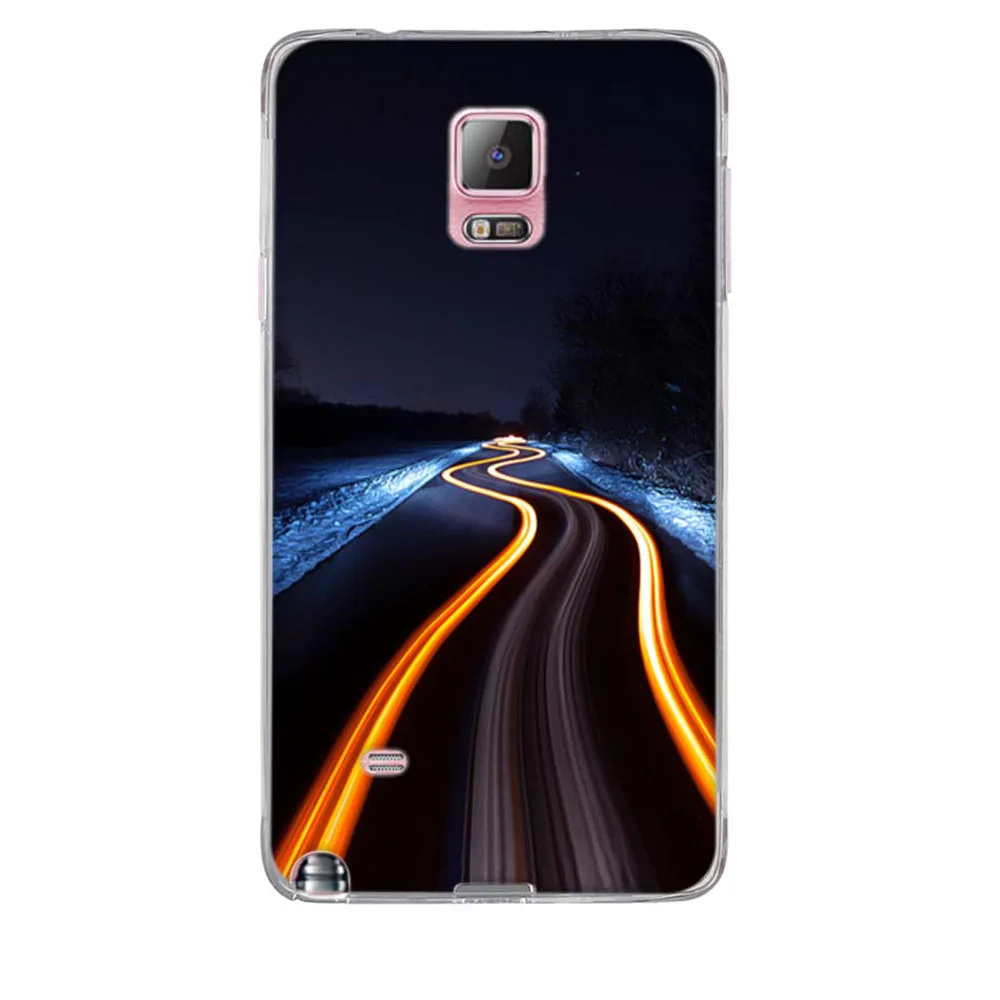 Мягкий чехол из ТПУ для Samsung Galaxy Note 4 силиконовый защитный Note4 N910 N9100 чехол|Бамперы|