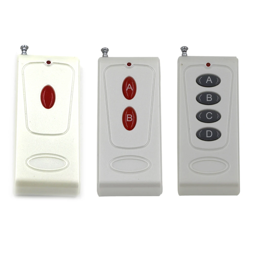Беспроводной Радиочастотный пульт дистанционного управления 1000 м 1 2 4 канала