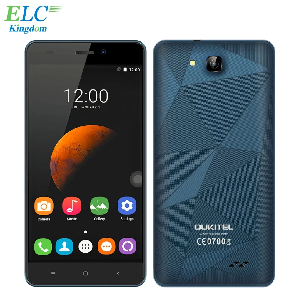 Новый OUKITEL С3 Android 6.0 3 Г WCDMA Смартфон 5.0 дюймов RAM 1 ГБ ROM 8 Dual SIM MTK6580 Quad Core 1.3 ГГц Сотовый
