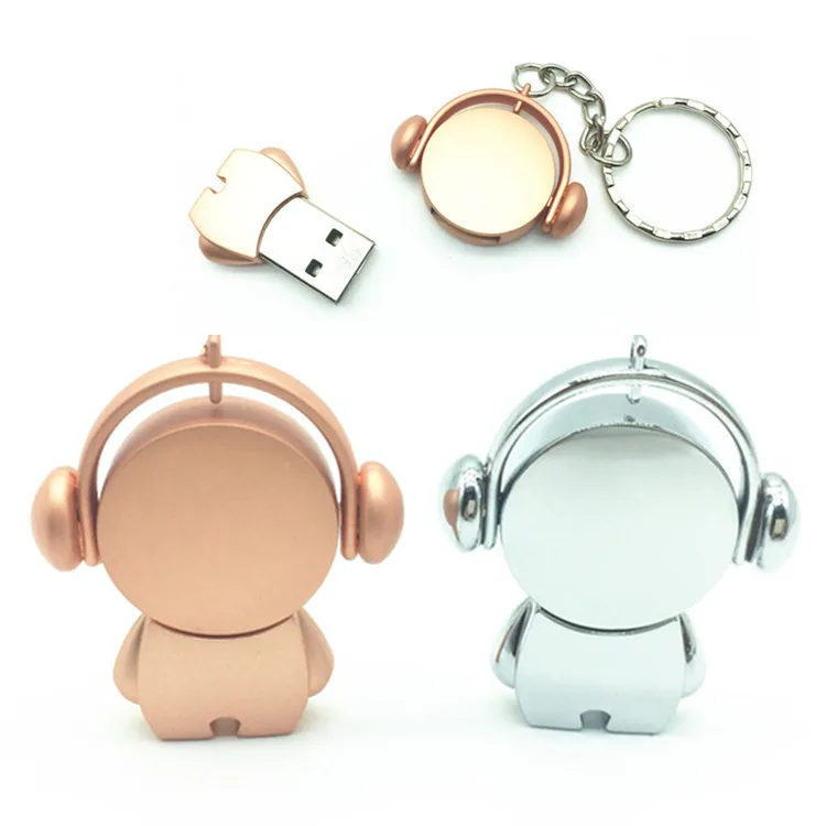 USB флеш накопитель металлический в мультяшном стиле 32 ГБ 4 8 16 ГБ|USB