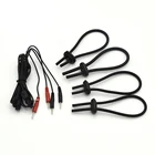 Мужские кольца на пенис с электрошоком, комплект аксессуаров для медицинского электрического секса, стимулятор кольца для мужчин, секс-игрушки для взрослых