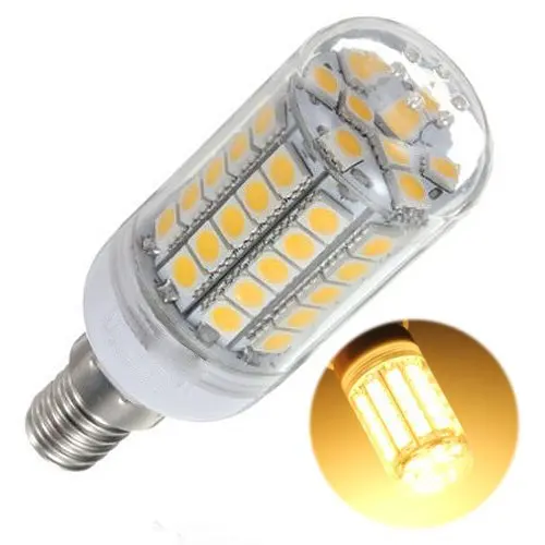 4XE14 59 5050 SMD LED 6 Вт 600лм Энергосберегающая лампочка 220 В blanc chaud lumiere дом|lumiere maison|lamp