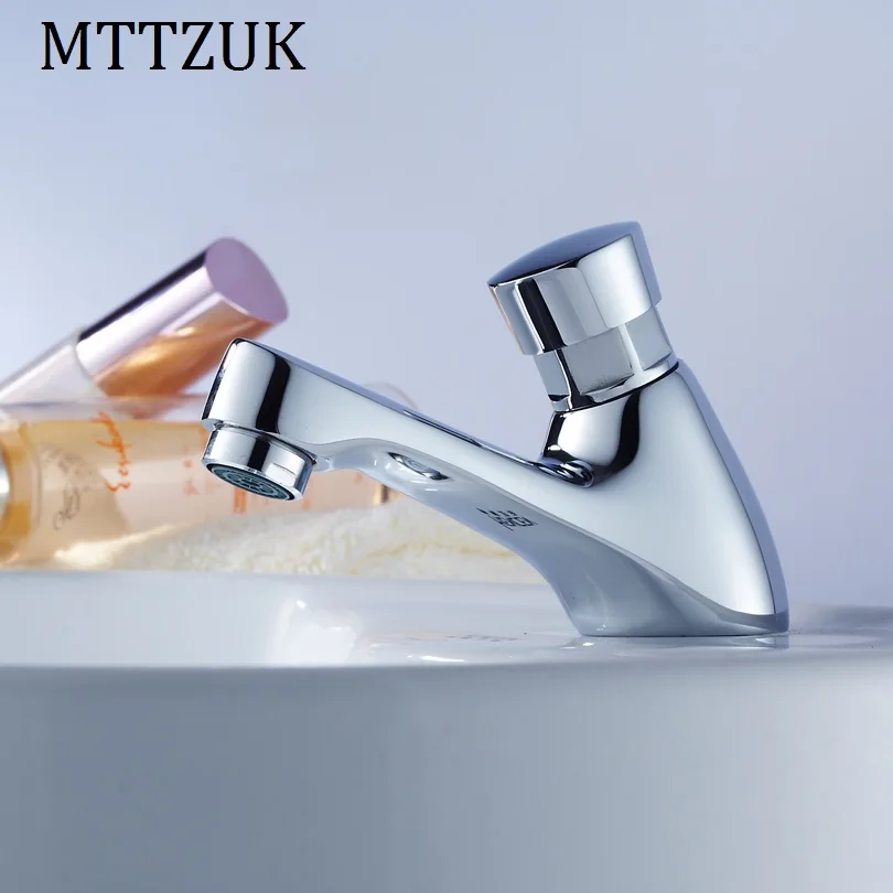 Латунный смеситель MTTUZK таймерная задержка несколько секунд сенсорный пресс для