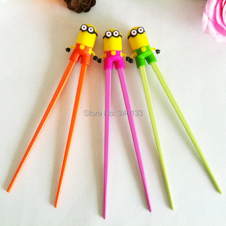 2018 оптовая продажа 200 пар палочек для еды с миньонами Гадкий я 2 Детские Обучающие