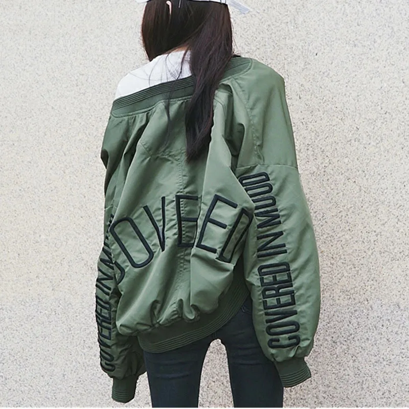 Для женщин весна осенние куртки 2018 мода плюс Размеры Свободные Тонкий Chaquetas Mujer