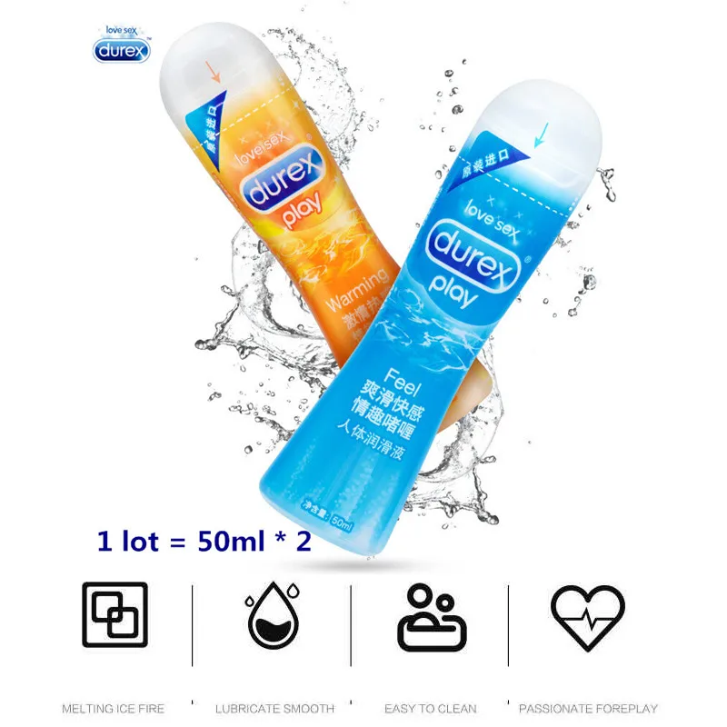 Лубриканты Durex на водной основе 2 шт.|Презервативы| |