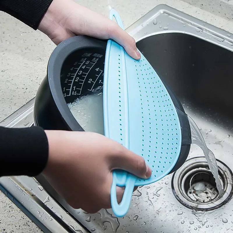 Plastic Pot Strainer Water Filtering Rack Noodles Spaghetti Beans Rice Washer Kitchen Gadget Handle Type Filter Frame 1 | Дом и сад